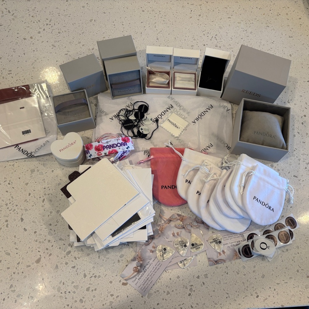 Pandora Assorted Jewelry Packaging Boxes lot for bracelet charm! NEw